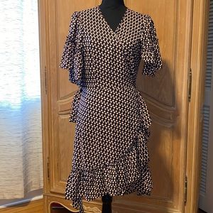 Max Studio wrap dress NWT L